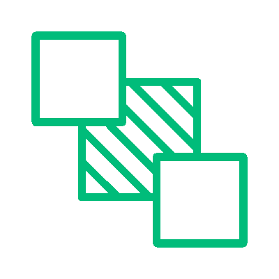 Icono de tres cuadros moviéndose representando asesoría en escalado productivo con Insega. Optimización de procesos y aumento de la capacidad de producción.