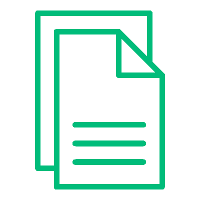 Icono de hoja verde que representa el cumplimiento de requisitos normativos en BPM y SST con Insega. Capacitaciones para empresas.