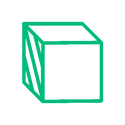 Icono cubo 3D representando diseño técnico de producto, desarrollo y estabilización con Insega. Consultoría especializada en BPM y SST.